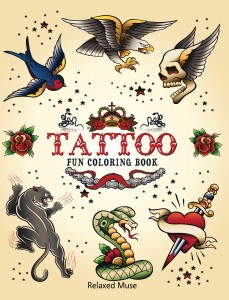 Tattoo Fun Coloring Book