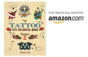 New! Tattoo Fun Coloring Book Volume 2